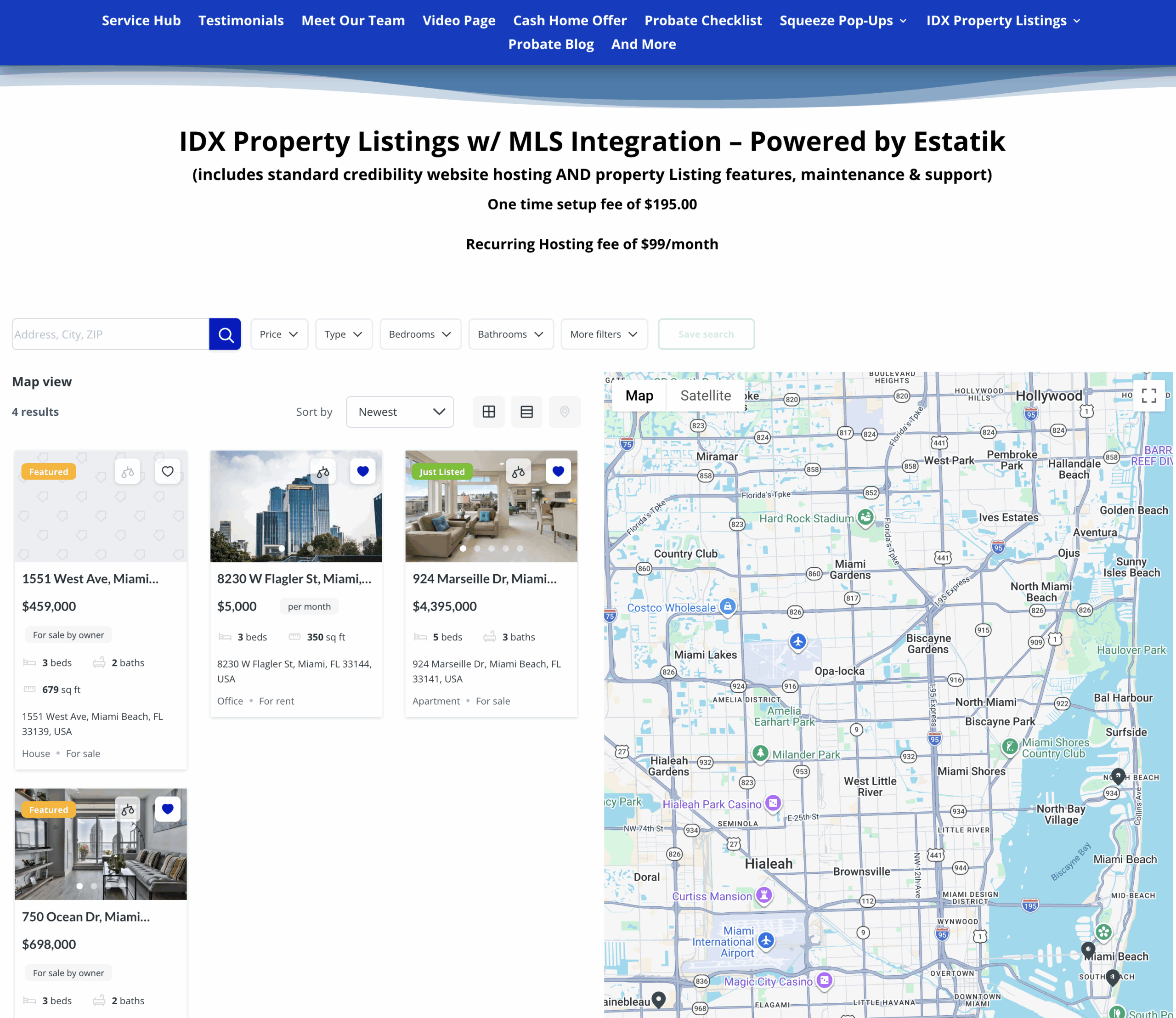 IDX Property Listings